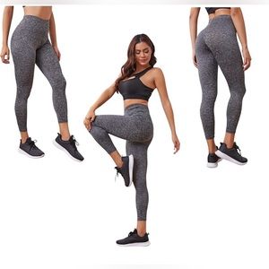 SHEIN Solid High Waist Crop Leggings Size: Large